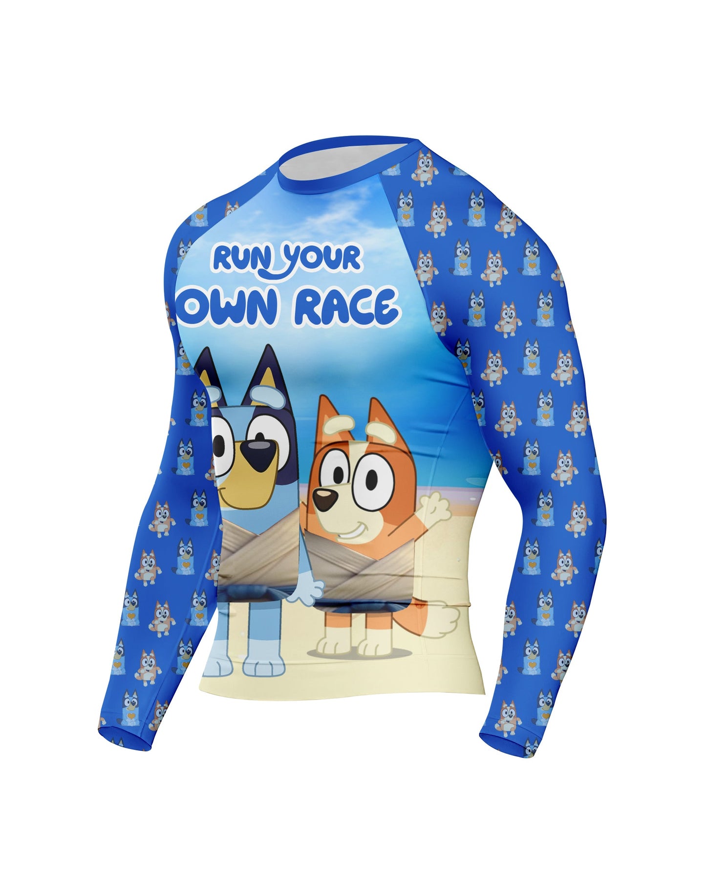 Run Your Own Race - Premium Sublimated Rashguard Kids Adults Unisex