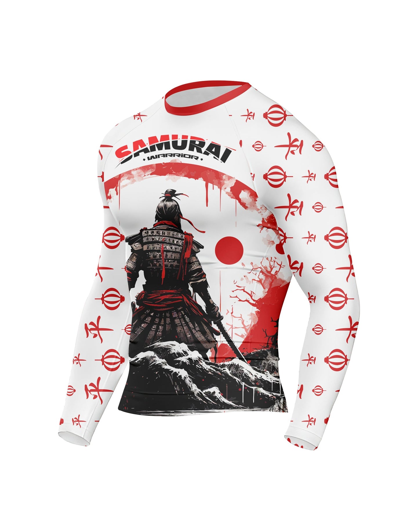 Samurai Warrior - Premium Sublimated Rashguard Kids Adults Unisex