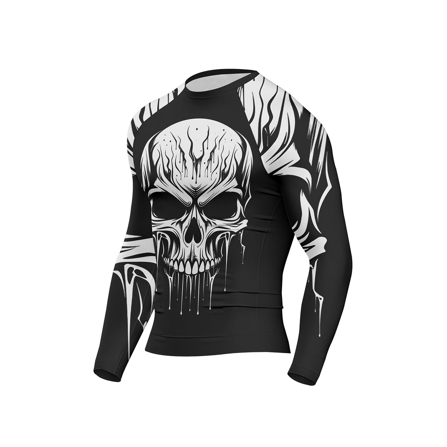 THE SKULL - Premium Sublimated Rashguard Kids Adults Unisex