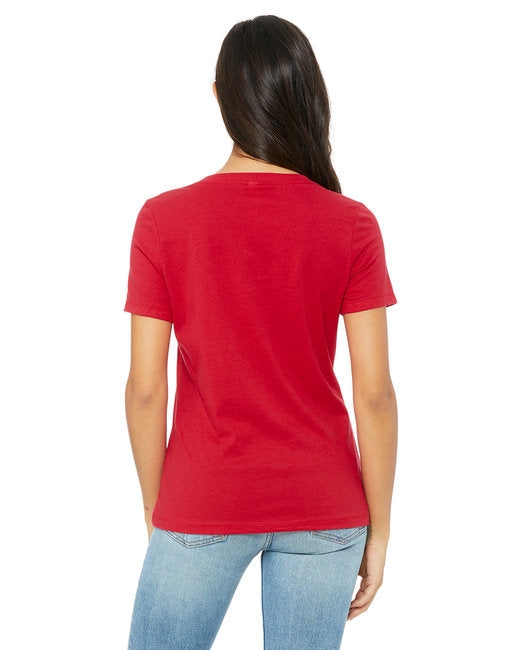 6405 Bella + Canvas Ladies' Relaxed Jersey V-Neck T-Shirt