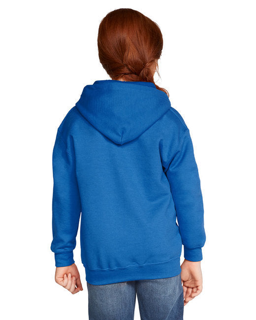 G186B Gildan Youth Heavy Blend™ Full-Zip Hooded Sweatshirt