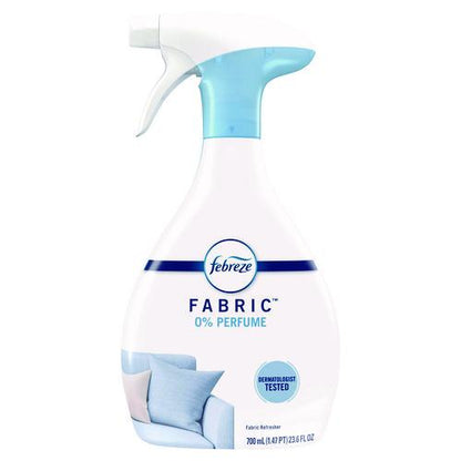 FABRIC Refresher/Odor Eliminator, Unscented, 23.6 oz Spray Bottle, 4/Carton