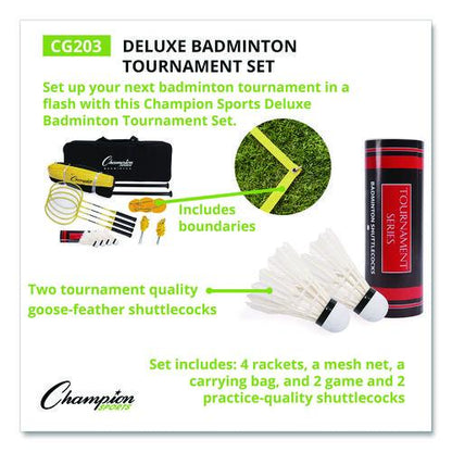 Deluxe Badminton Tournament Set, 28" x 11"