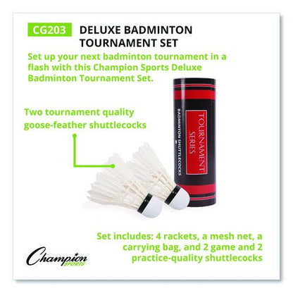 Deluxe Badminton Tournament Set, 28" x 11"