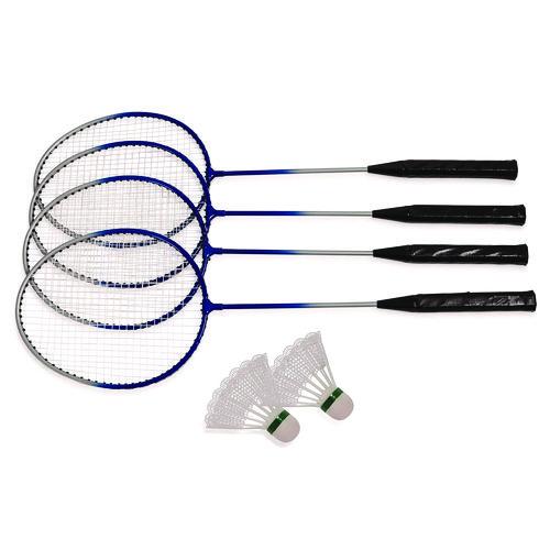 Deluxe Badminton Set, 20 ft Net with 4 Rackets, 2 Shuttlecocks