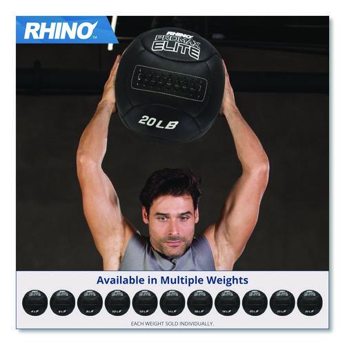 Rhino Promax Elite Medicine Ball, 4 lb, Black