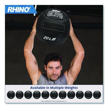Rhino Promax Elite Medicine Ball, 4 lb, Black
