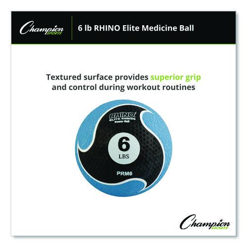 Rhino Elite Medicine Ball, 6 lb, Blue
