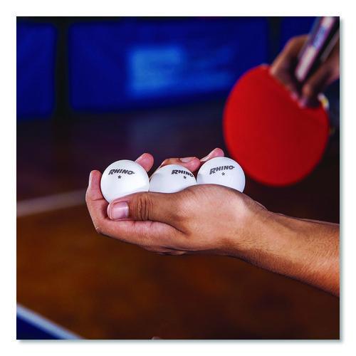 Table Tennis Balls, Official Size, White, 144/Carton