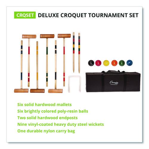 Deluxe Croquet Tournament Set, with Carry Bag