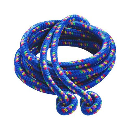 Braided Nylon Jump Ropes, 8 ft, Assorted, 6/Pack