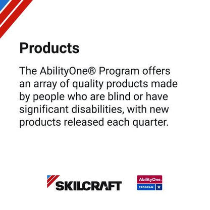 SKILCRAFT Recycled Notebook, 1-Subject, Medium/College Rule, Green Cover, (100) 11 x 8.5 Sheets, 3/Pack