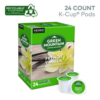 French Vanilla Coffee K-Cup Pods, 24/Box