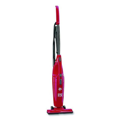 SimpliStick Bagless Stick Vacuum, 9" Cleaning Path, Red