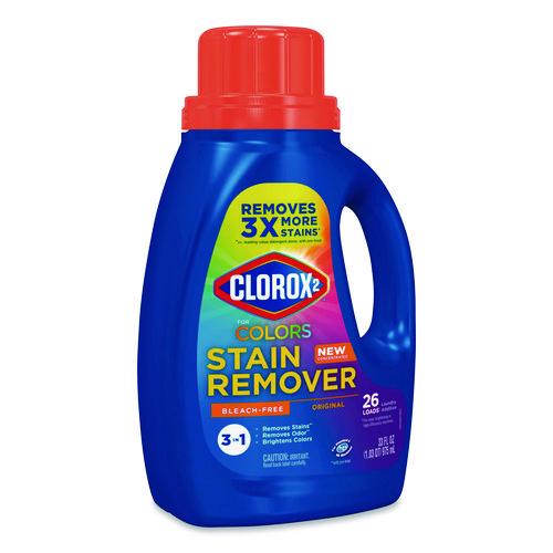 For Colors Stain Remover and Laundry Additive, Bleach Free, Original, 33 oz Bottle, 6/Carton