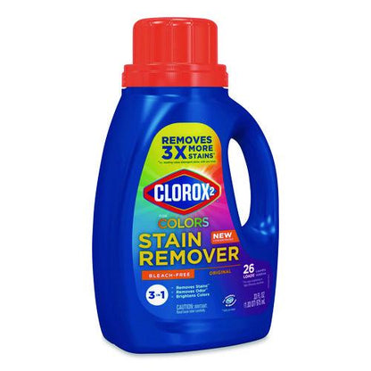 For Colors Stain Remover and Laundry Additive, Bleach Free, Original, 33 oz Bottle, 6/Carton