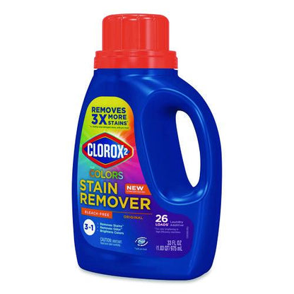 For Colors Stain Remover and Laundry Additive, Bleach Free, Original, 33 oz Bottle, 6/Carton