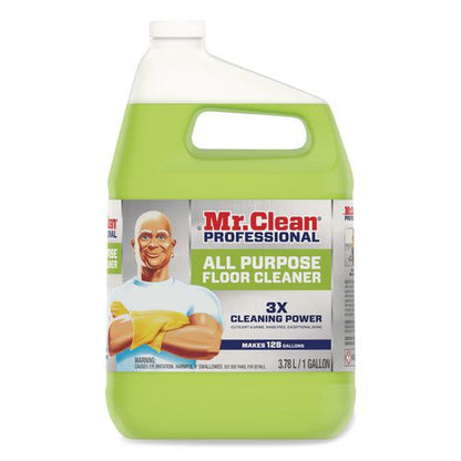 Finished Floor Cleaner, Lemon Scent, 1 gal Bottle, 3/Carton