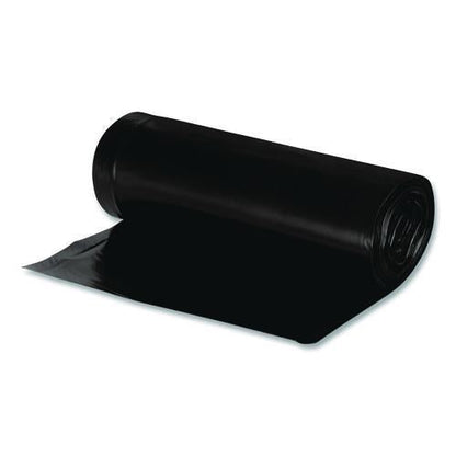 Linear Low Density Recycled Can Liners, 60 gal, 2 mil, 38" x 58", Black, 10 Bags/Roll, 10 Rolls/Carton
