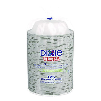 Pathways Heavyweight Paper Bowls, 20 oz, Green/Burgundy, 500/Carton