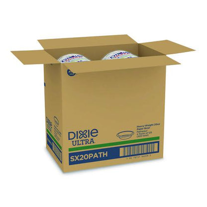 Pathways Heavyweight Paper Bowls, 20 oz, Green/Burgundy, 500/Carton