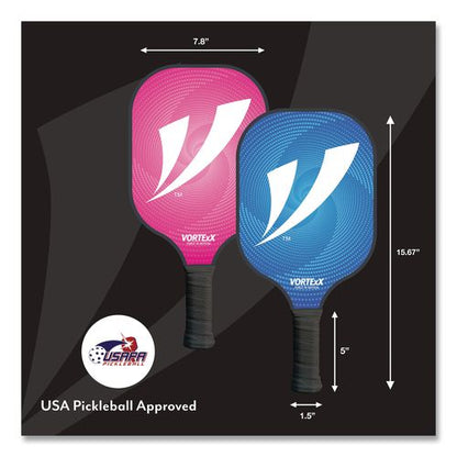 Pickleball Set, Pink/Blue, 15.75" x 7.75" x 2.9"