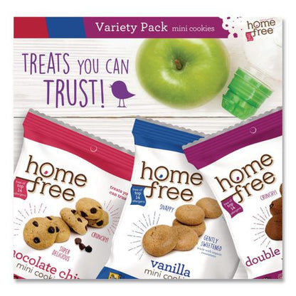 Gluten Free Mini Cookies Variety Pack, 1.1 oz/0.95 oz/1.1 oz Packs, 30/Carton