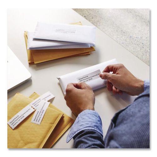 LabelWriter Address Labels, 1.12" x 3.5", White, 350 Labels/Roll, 2 Rolls/Pack