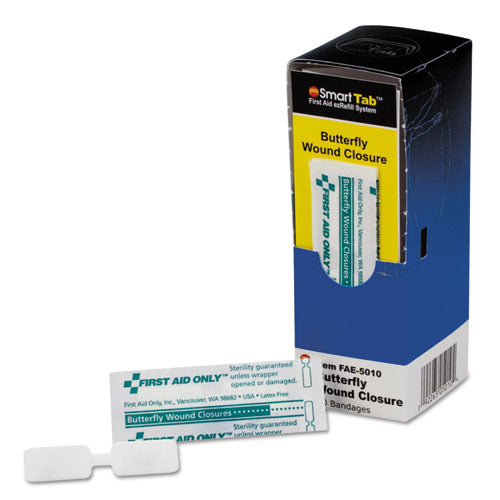 Butterfly Wound Closures, 1.5 x 4.25, Plastic, 10/Box