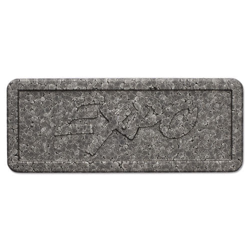 White Board CARE Dry Erase Eraser, 5.13" x 2.25" x 1.25", Charcoal