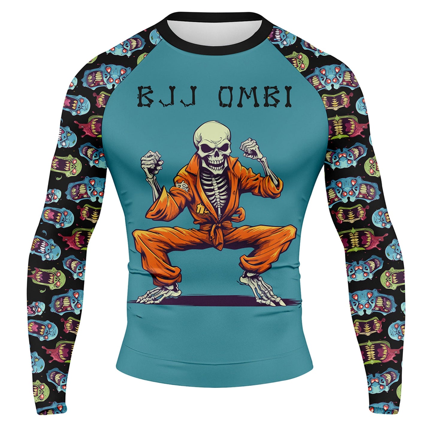 BJJ OMBI - Premium Sublimated Rashguard Kids Adults Unisex