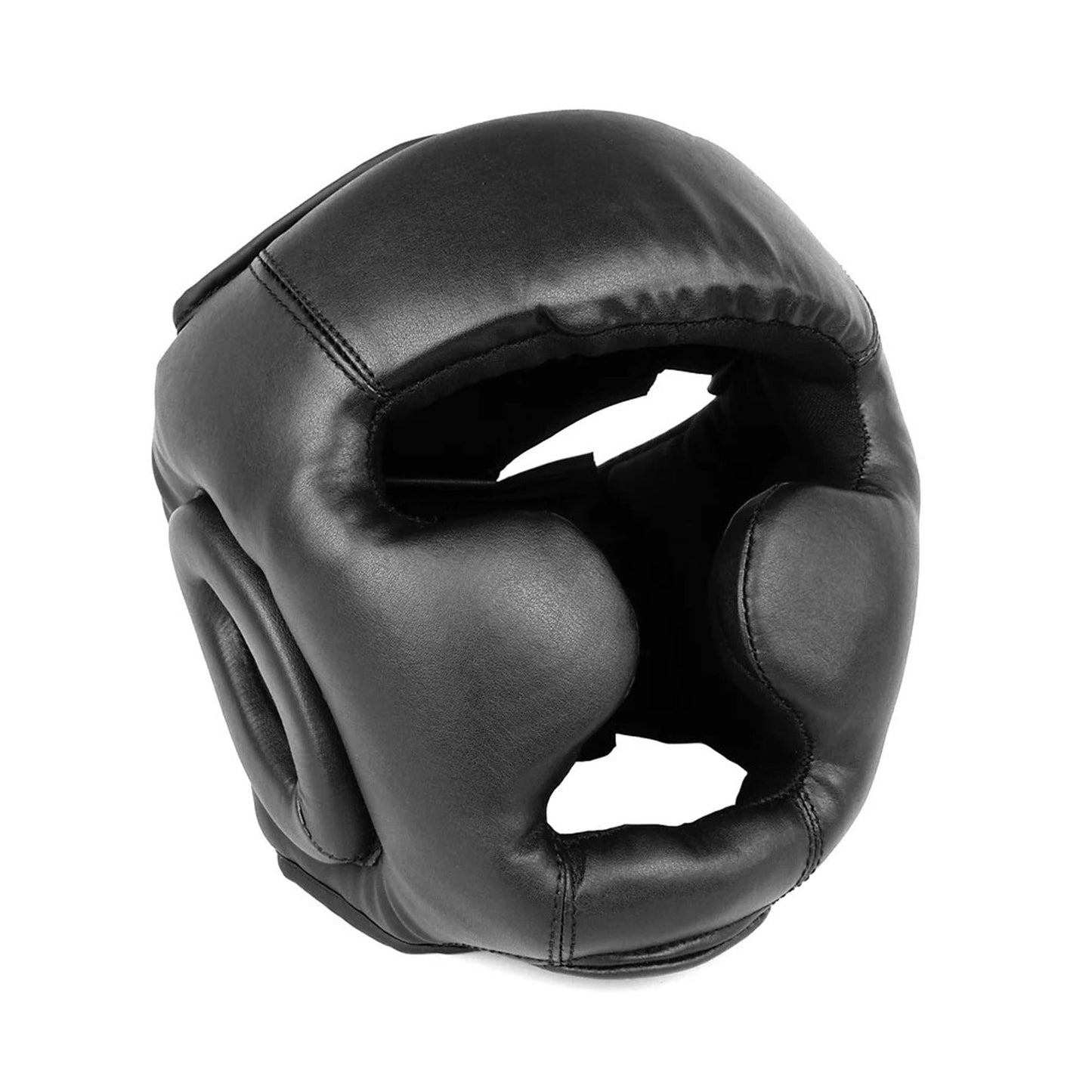 Black Vinyl Boxing Head Gear