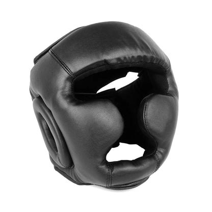 Black Vinyl Boxing Head Gear