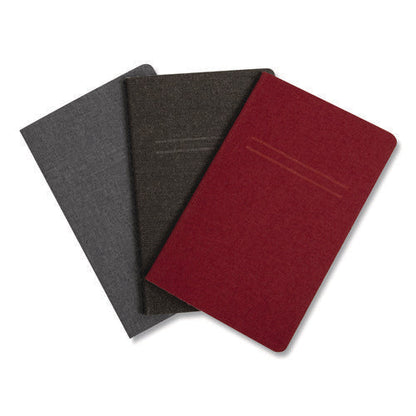 Pocket Journal, 1-Subject, Narrow Rule, Assorted Cover Colors, (48) 5.5 x 3.5 Sheets, 3/Pack