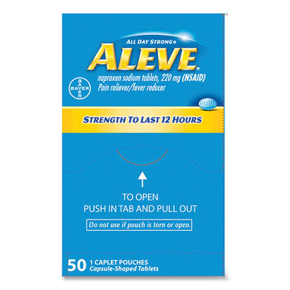 Temporarily relieves minor aches and pains due to arthritis, muscular aches, backache, menstrual cramps, headache, toothache and common cold. Also temporarily reduces fever. Packaged for individual use to replenish first aid stations and kits.