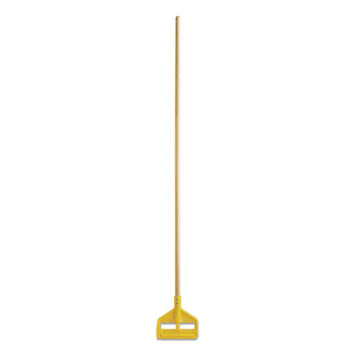 Invader Side-Gate Wood Wet-Mop Handle, 1" dia x 60", Natural, 12/Carton