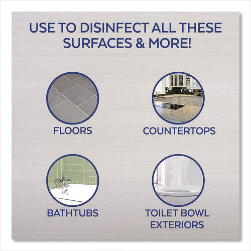 Clean and Fresh Multi-Surface Disinfectant Cleaner, Lavender and Orchid Essence, 144 oz Bottle, 4/Carton