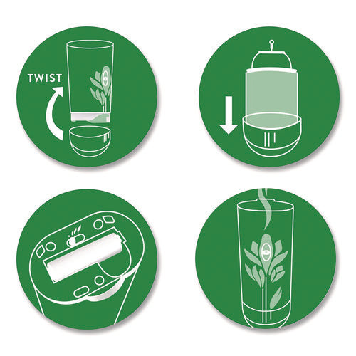 Freshmatic Ultra Automatic Starter Kit, Gadget/(2) 5.89 oz Fresh Linen Refills/AA Battery, 4 Kits/Carton