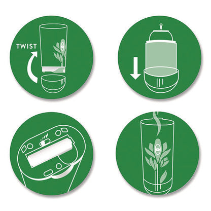 Freshmatic Ultra Automatic Starter Kit, Gadget/(2) 5.89 oz Fresh Linen Refills/AA Battery, 4 Kits/Carton