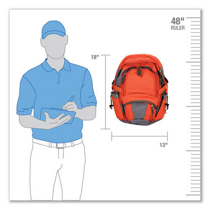 Emergency Preparedness First Aid Backpack, XL, 63 Pieces, Nylon Fabric