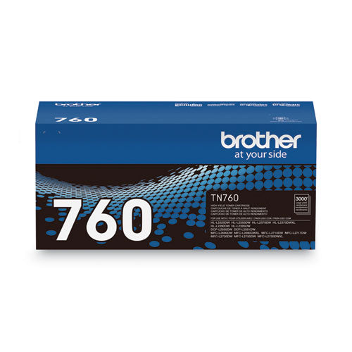 TN760 High-Yield Toner, 3,000 Page-Yield, Black