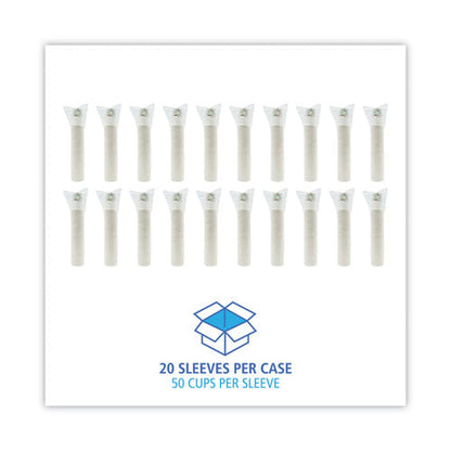 Deerfield Printed Paper Hot Cups, 12 oz, 50/Sleeve, 20 Sleeves/Carton