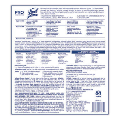 Professional Disinfecting Wipe Bucket Refill, 1-Ply, 6 x 8, Lemon and Lime Blossom, White, 800 Wipes/Bag, 2 Refill Bags/CT