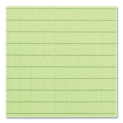 All-Weather Wire-O Notepad, Universal: Narrow Rule and Quadrille Rule, Dark Green Cover, 50 White 3 x 5 Sheets