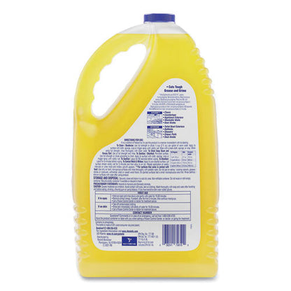 Clean and Fresh Multi-Surface Disinfectant Cleaner, Sparkling Lemon and Sunflower Essence, 144 oz Bottle, 4