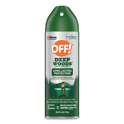 Deep Woods Insect Repellent, 6 oz Aerosol Spray, 12/Carton
