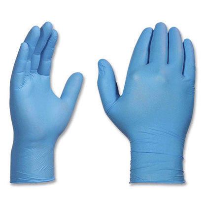 Nitrile Exam Gloves, Powder-Free, X-Large, 3 mil Thick, 9.5" Long, Light Blue, 100/Box, 10 Boxes/Carton