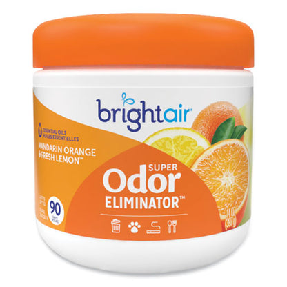 Super Odor Eliminator, Mandarin Orange and Fresh Lemon, 14 oz Jar