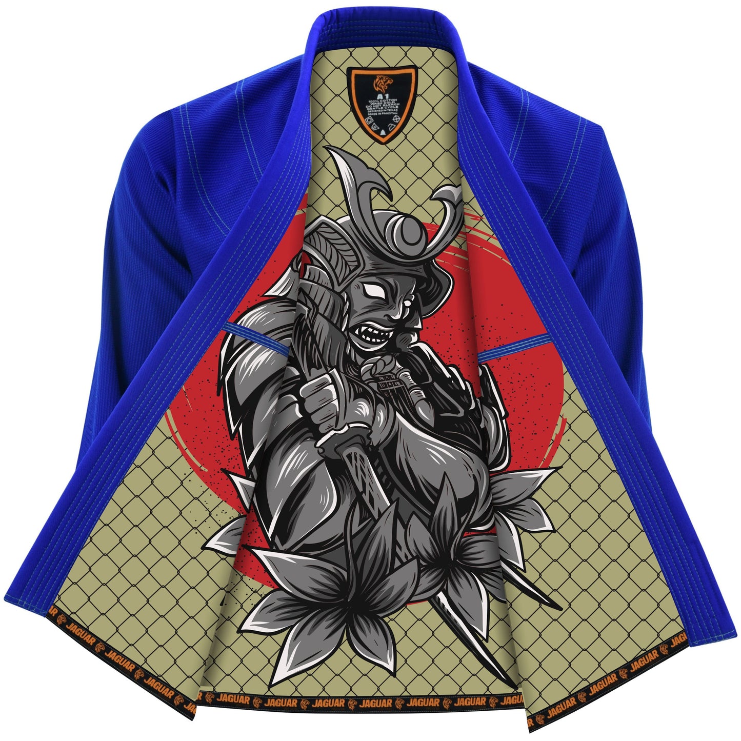 Jaguar Pro Gear – Samurai Armor Inner Sublimated - Pro Brazilian Jiu Jitsu BJJ Kimono Gi Uniform Unisex Pure Cotton