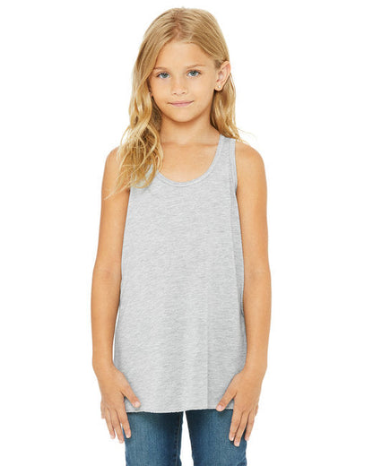 B8800Y Bella + Canvas Youth Flowy Racerback Tank